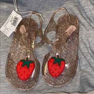 glitter sandals